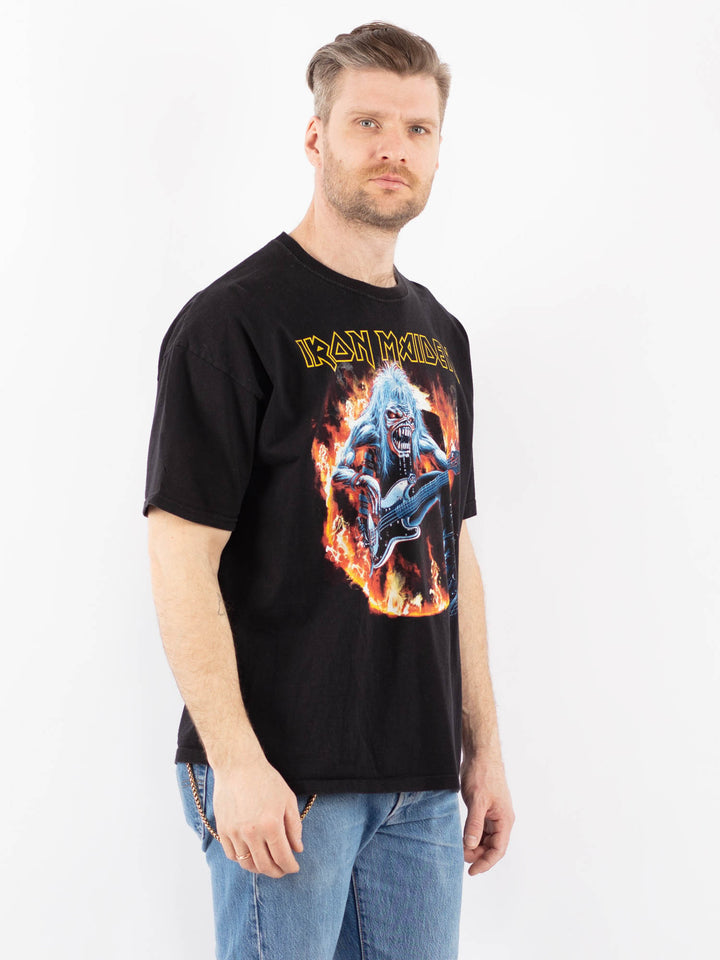 Vintage 00's Men T-Shirt in BlackZ1352