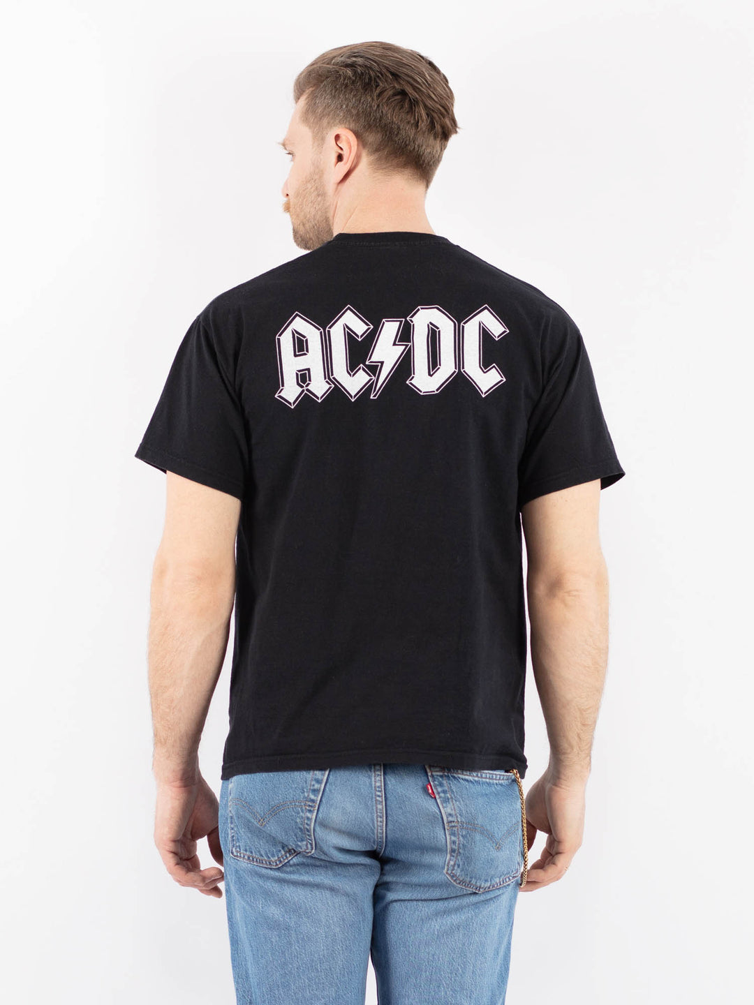 Vintage 00's Men T-Shirt in BlackZ1354