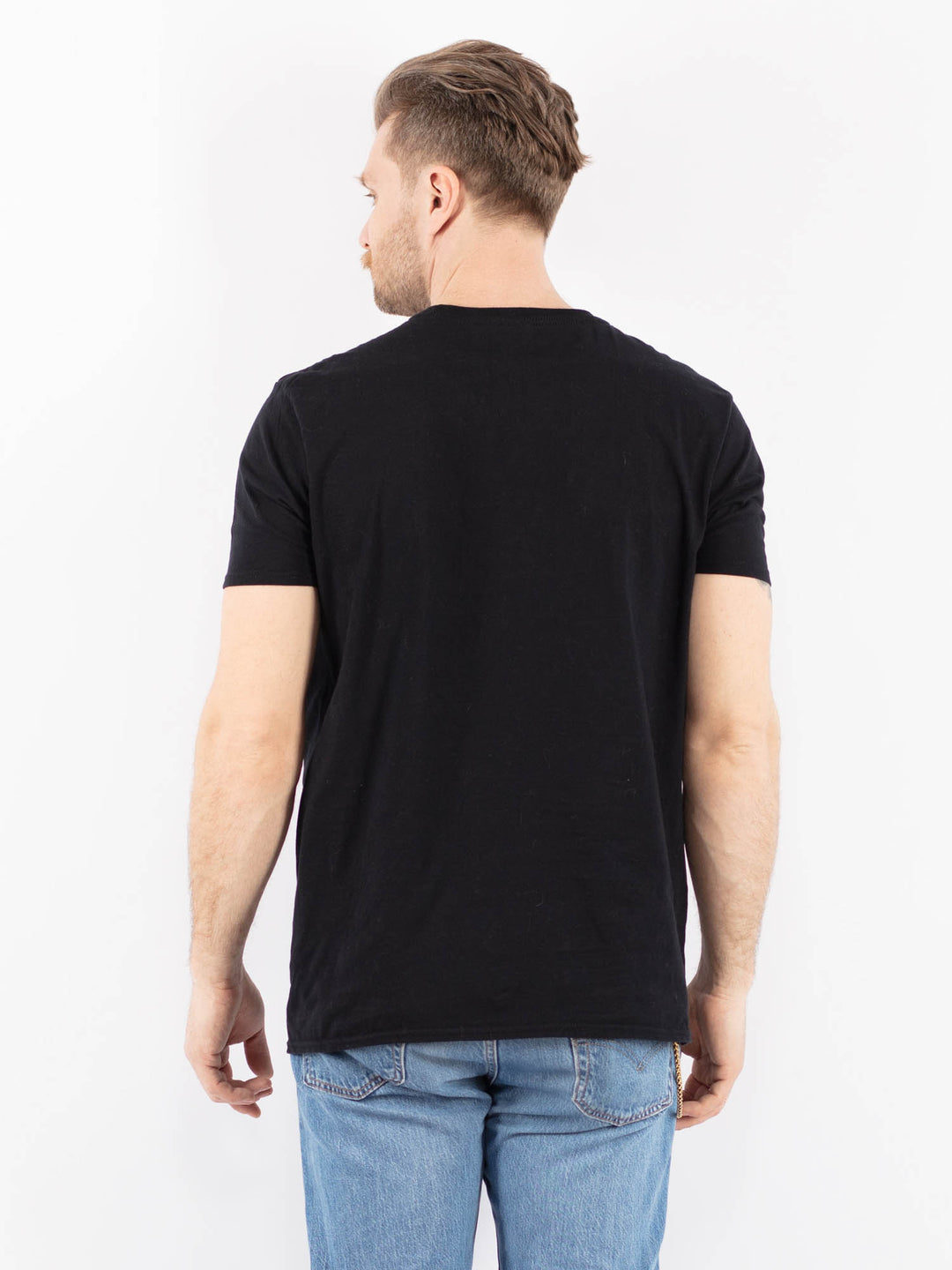 Vintage 00's Men T-Shirt in BlackZ1363