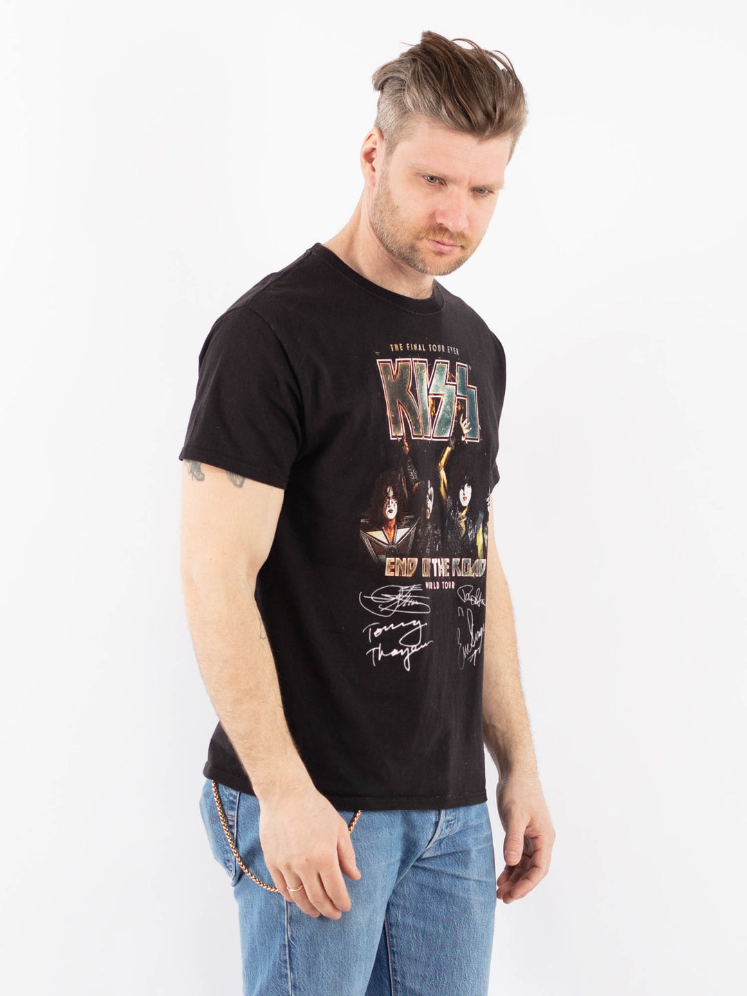 Vintage 00's Men T-Shirt in BlackZ1368