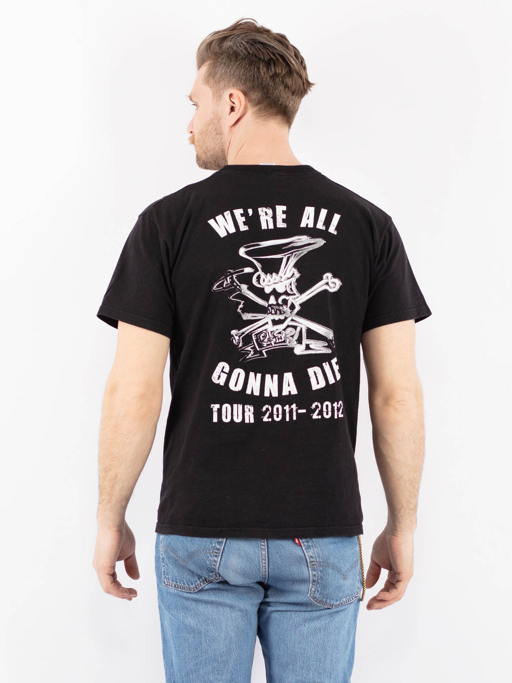 Vintage 00's Men T-Shirt in BlackZ1374
