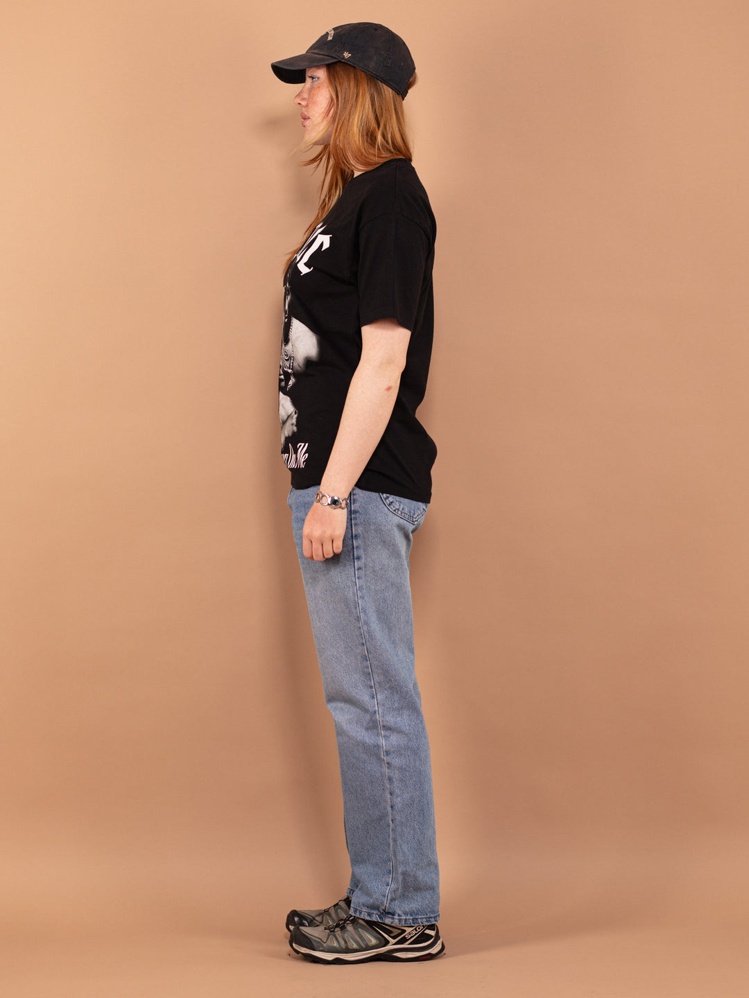 Vintage 00's Women T-shirt with 2Pac print - NorthernGrip