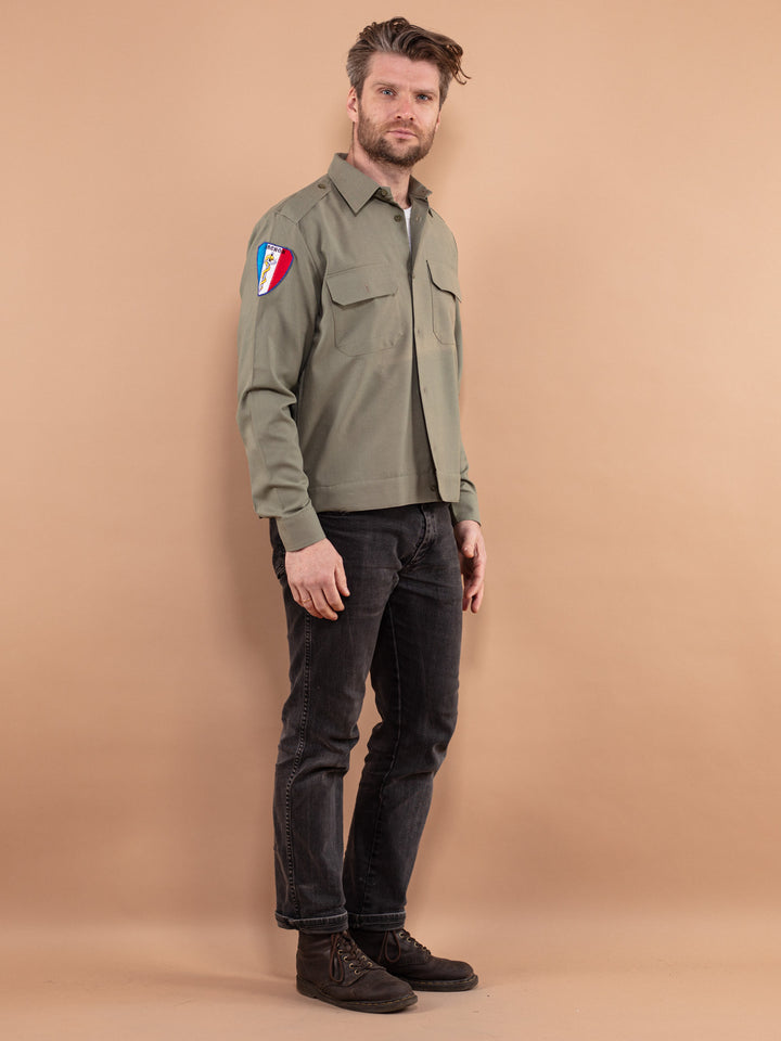 Vintage 70. gadu franču militārais krekls