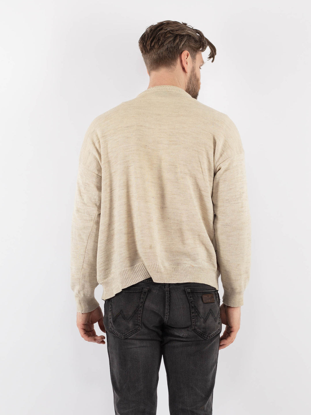 Vintage 70's Men Cardigan in MultiZ957