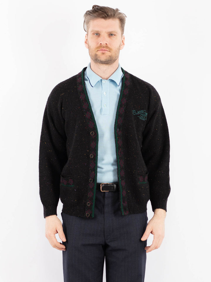 Vintage 70's Men Cardigan in MultiZ1388