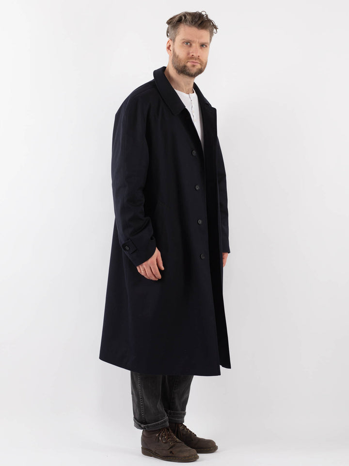 Vintage 70's Men Trench Coat in BlueZ932