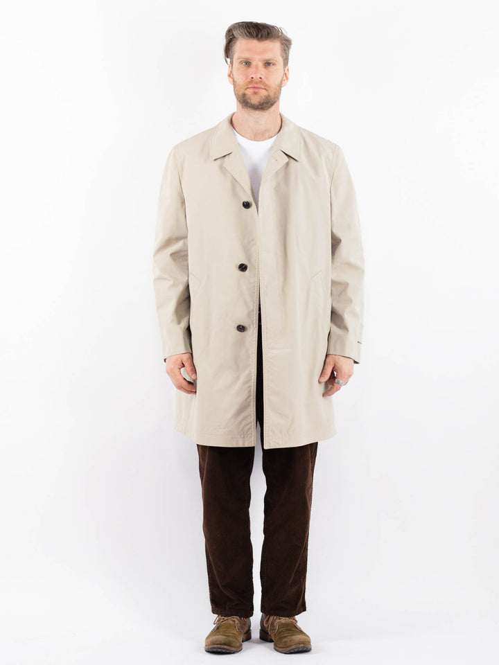 Vintage 70's Men Mac Coat in BeigeZ1652