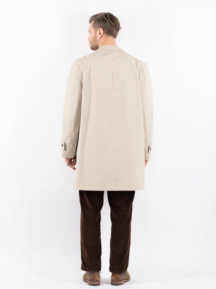 Vintage 70's Men Mac Coat in BeigeZ1652