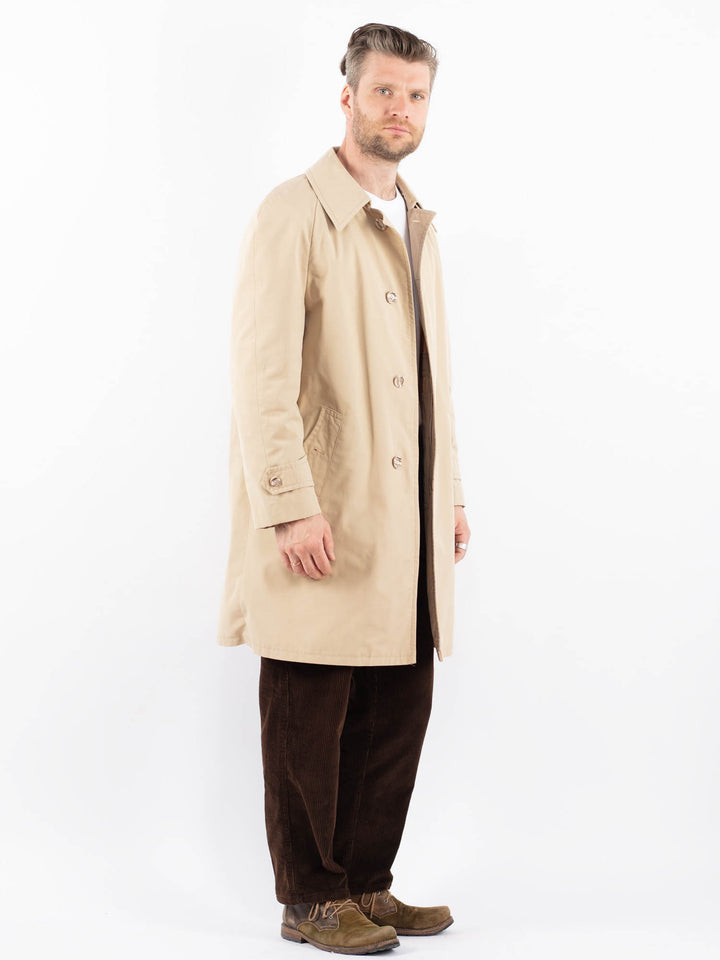 Vintage 70's Men Mac Coat in BeigeZ1662