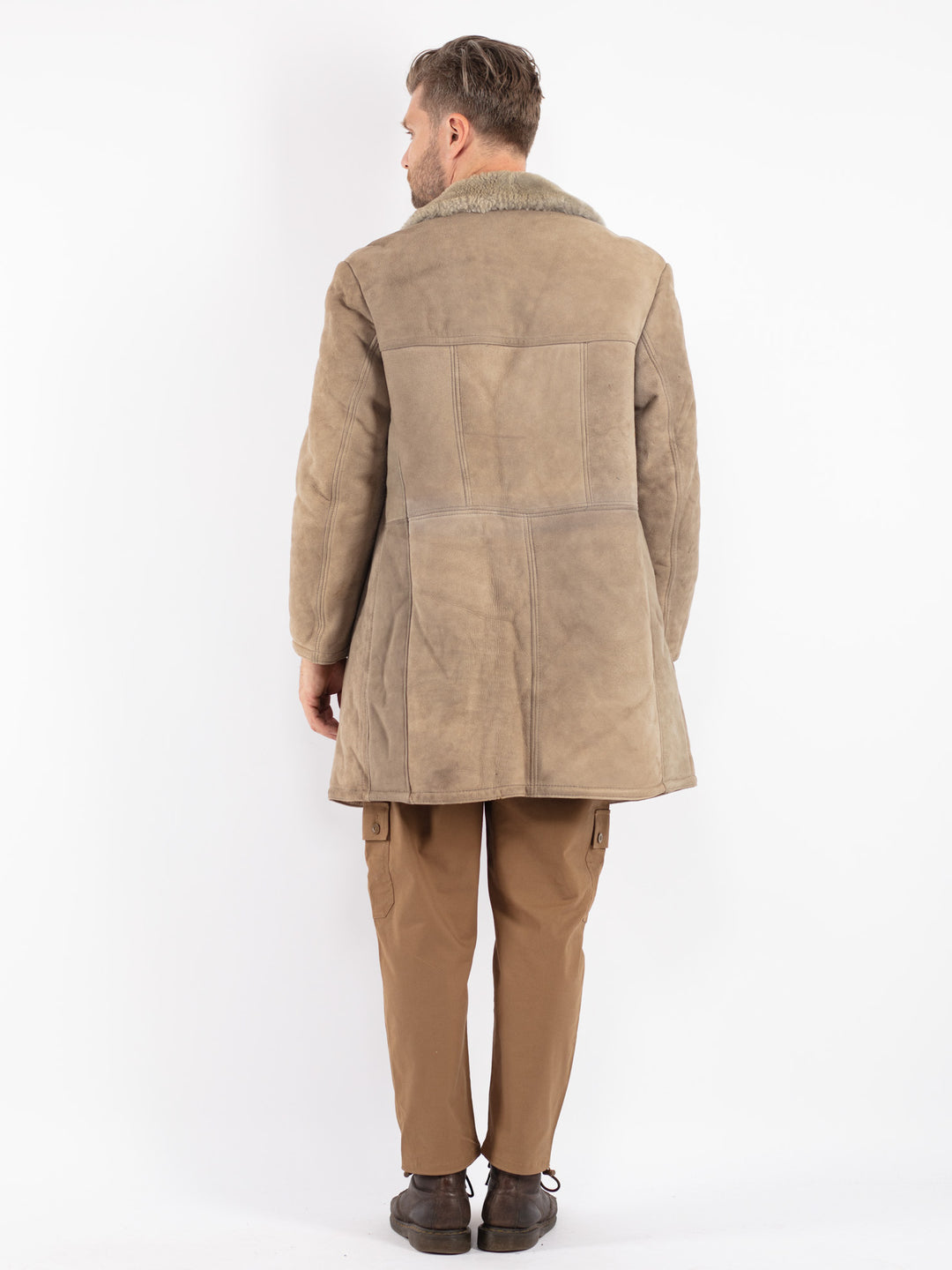 Vintage 70's Men Sheepskin Coat in