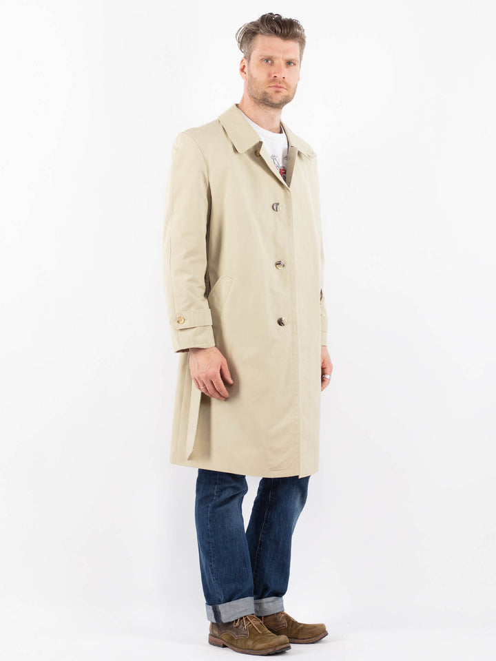Vintage 70's Men Trench Coat in BeigeZ1504