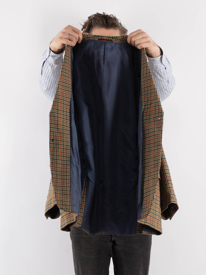 Vintage 70's Men Wool Blazer Jacket in Multi - NorthernGrip