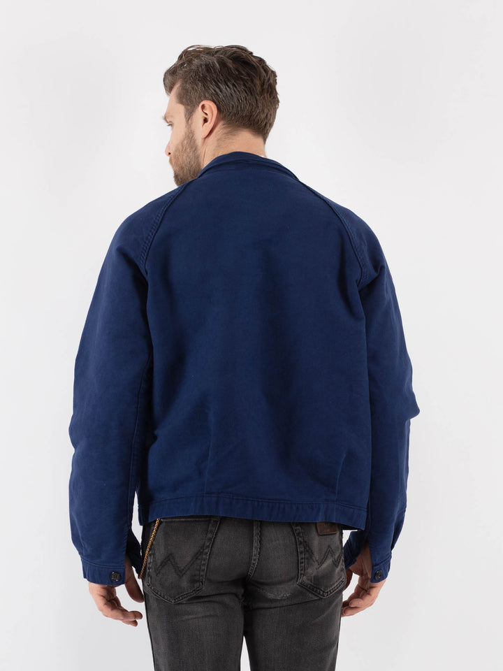 Vintage 70's Men Work Jacket in Blue