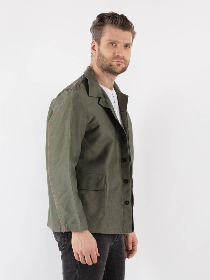 Vintage 70's Men Work Jacket in Khaki