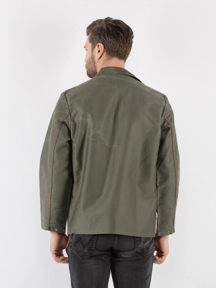 Vintage 70's Men Work Jacket in Khaki