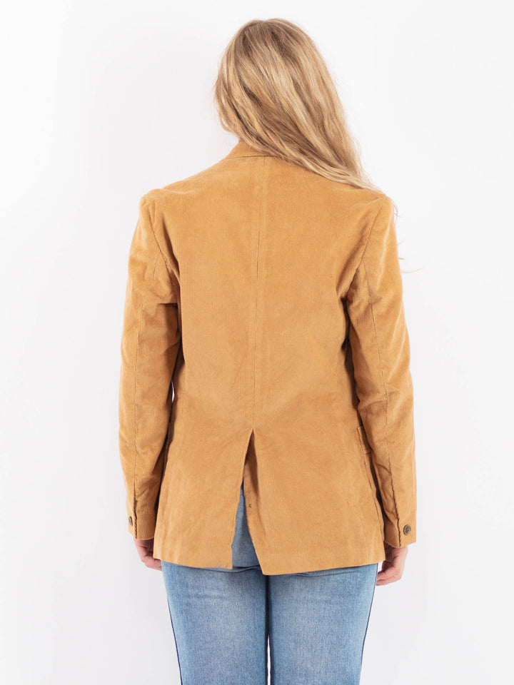 Vintage 70's Women Harris Corduroy Jacket in BeigeV9520