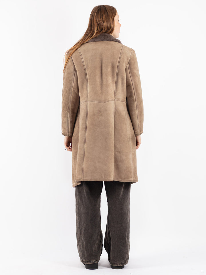 Vintage 70's Women Sheepskin Coat in