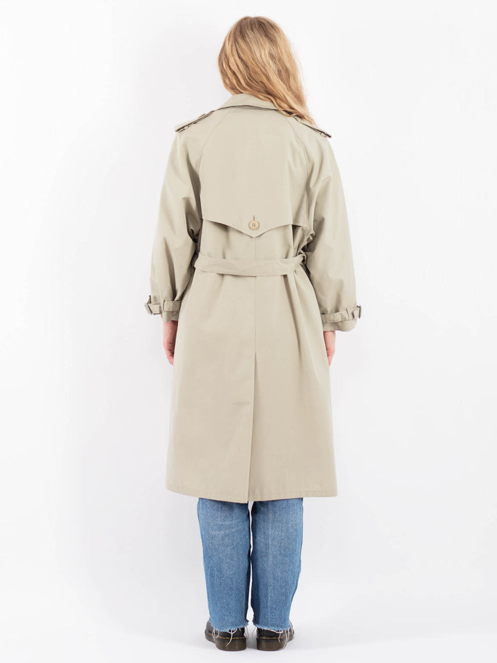 Vintage 70's Women Trench Coat in BeigeV9439