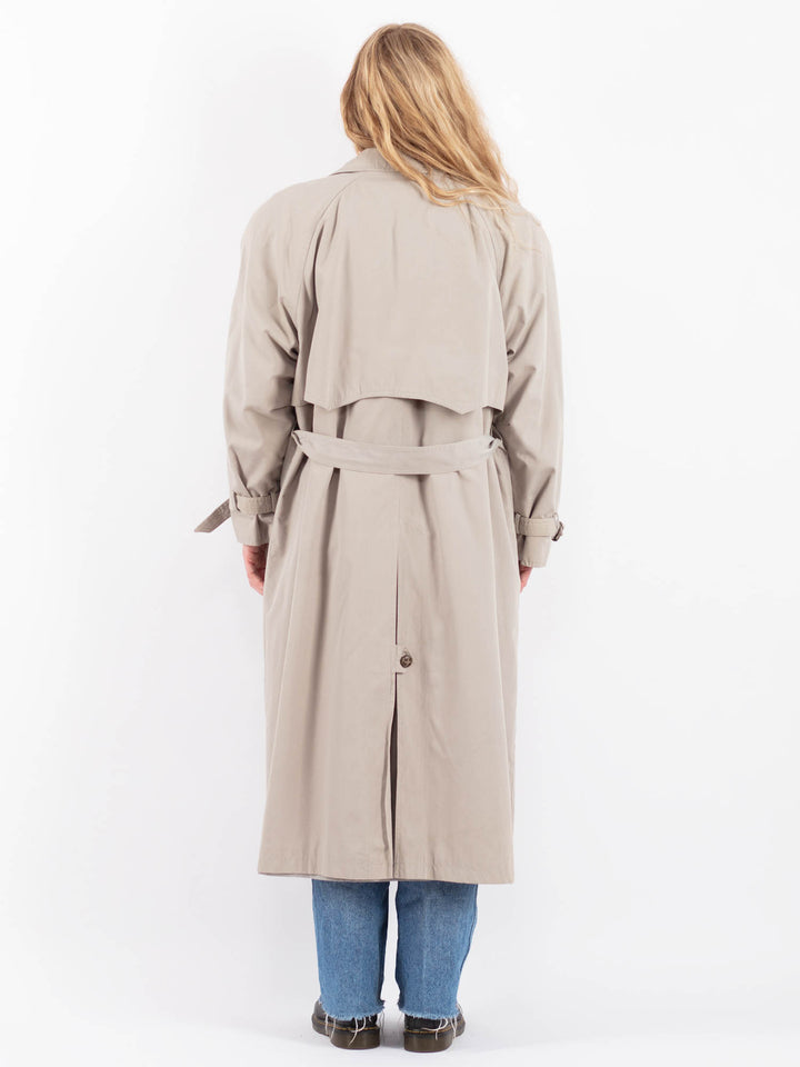 Vintage 70's Women Trench Coat in BeigeV9443
