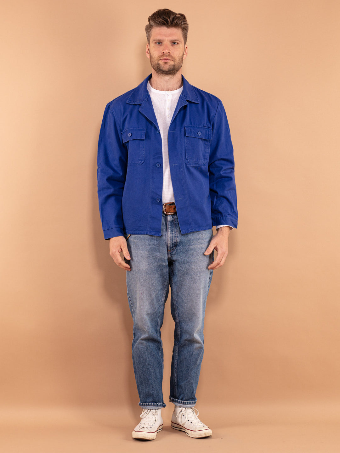 Vintage 80's Men Cropped Work Jacket - NorthernGrip