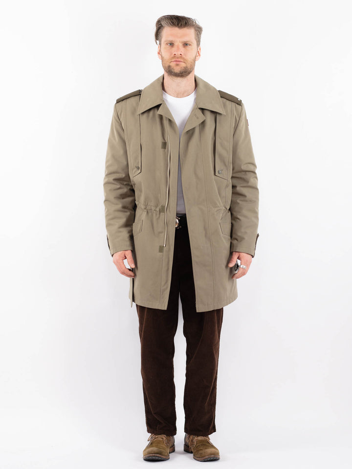 Vintage 80's Men Trench Coat in BeigeZ1651