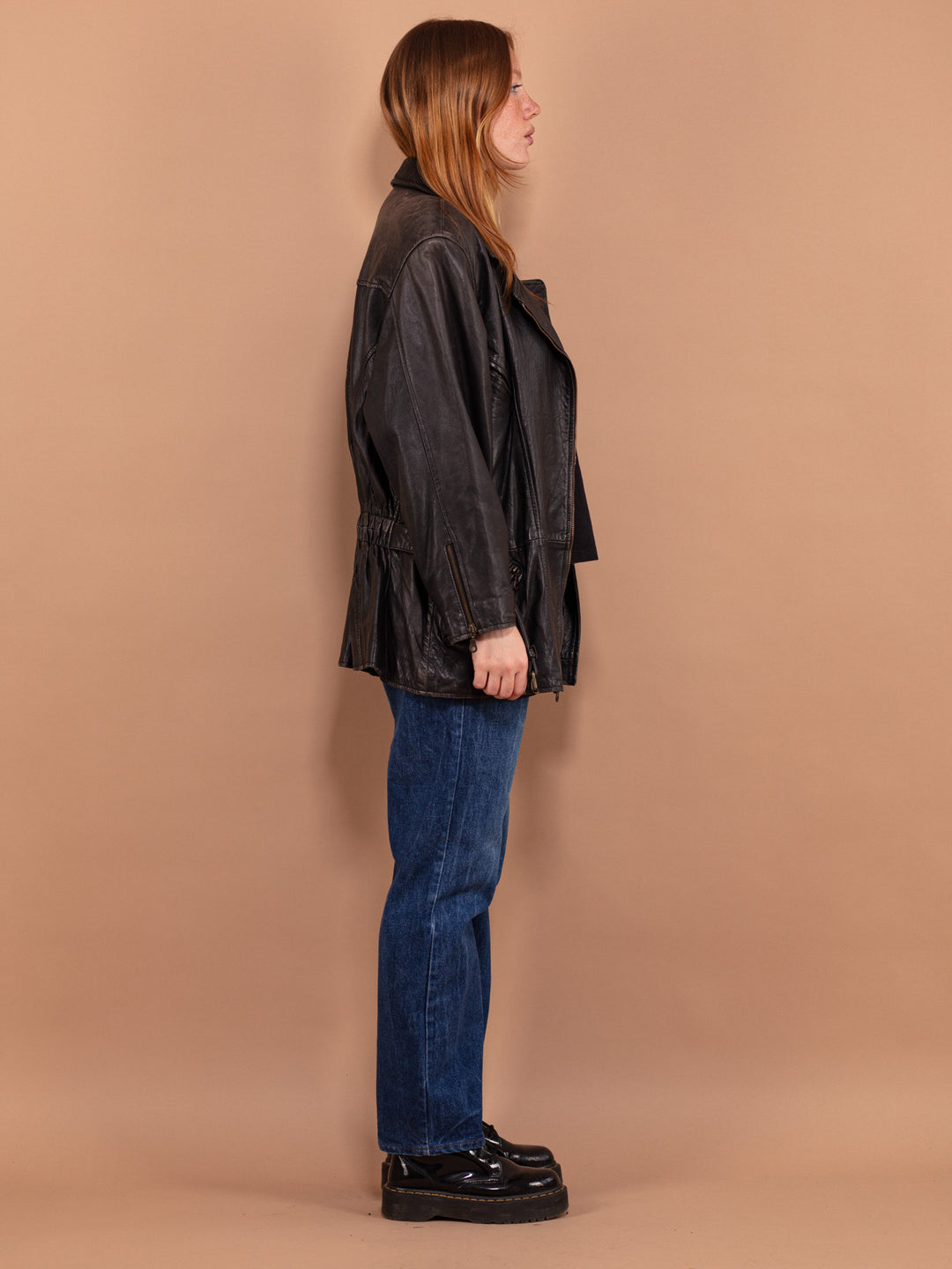 Vintage 80's Women Leather Jacket - NorthernGrip