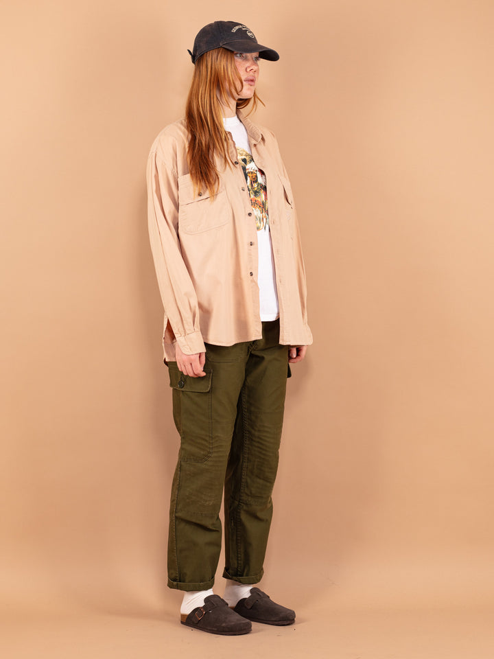 Vintage 80's Women Long Sleeve Shirt - NorthernGrip