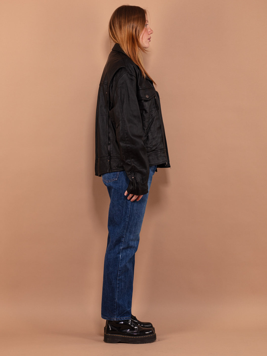 Vintage 90's Women Harley Davidson Leather Jacket - NorthernGrip