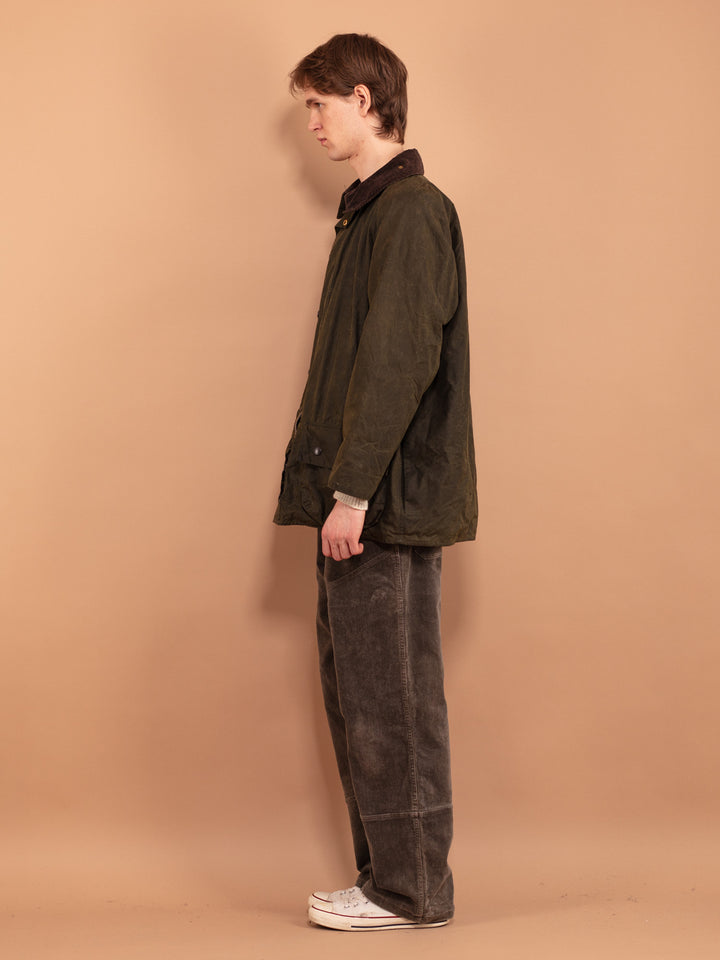 Vintage 90's Men Babour Beaufort Wax Jacket - NorthernGrip