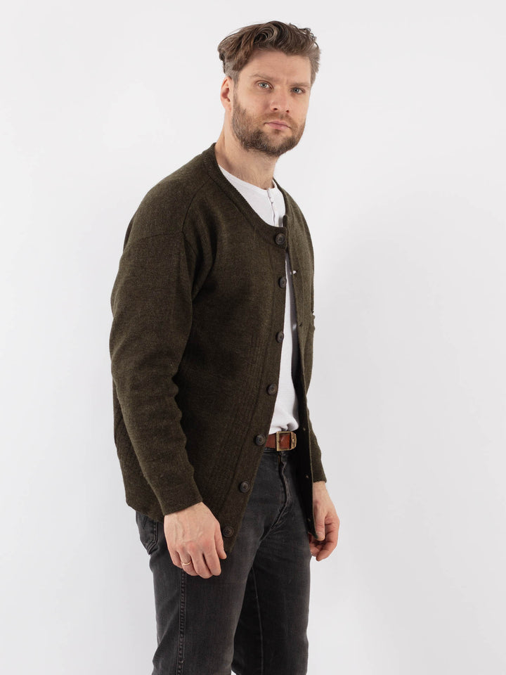 Vintage 90's Men Cardigan in GreenZ956