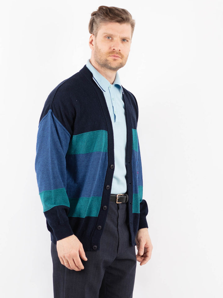 Vintage 90's Men Cardigan in BlueZ1384