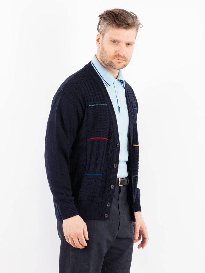 Vintage 90's Men Cardigan in BlueZ1390