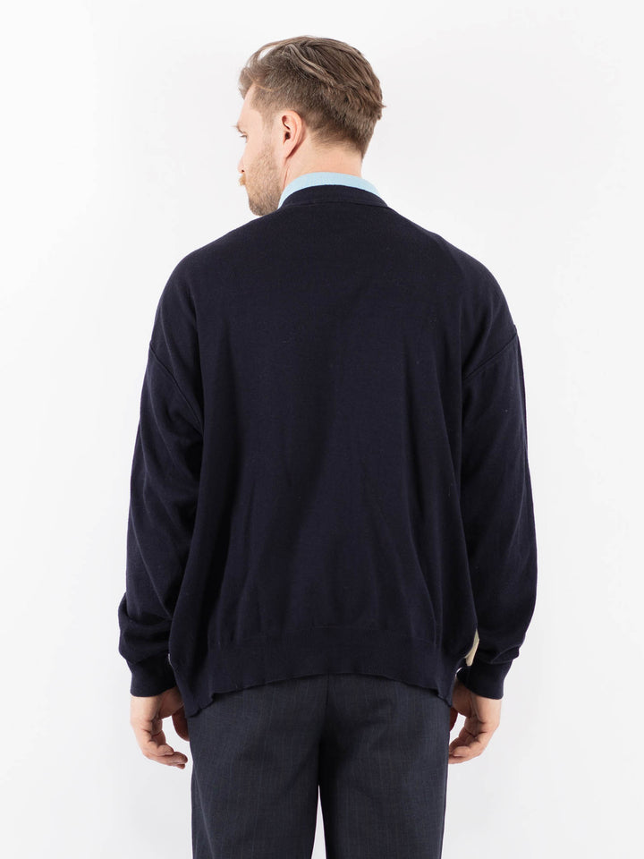 Vintage 90's Men Cardigan in BlueZ1391