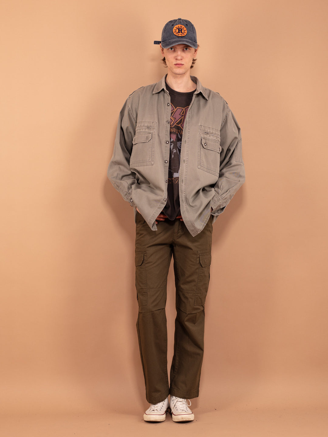 Vintage 90's Men Long Sleeve Shirt - NorthernGrip