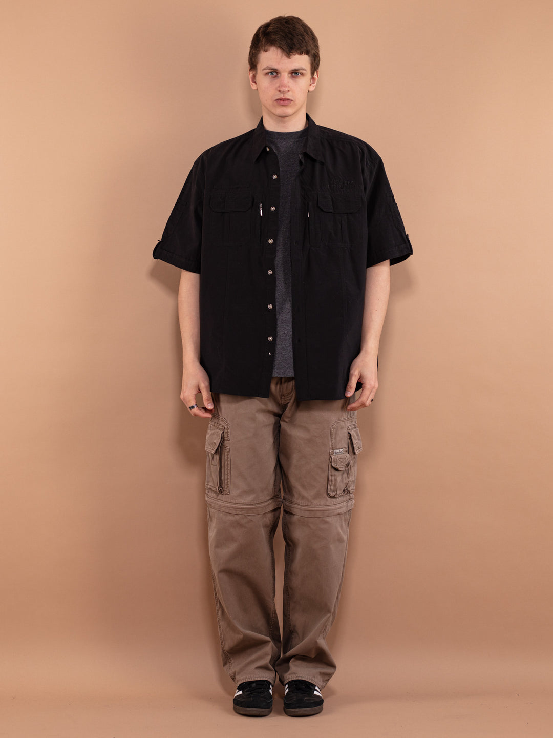 Vintage 90's Men Short Sleeve Work Shirt - NorthernGrip