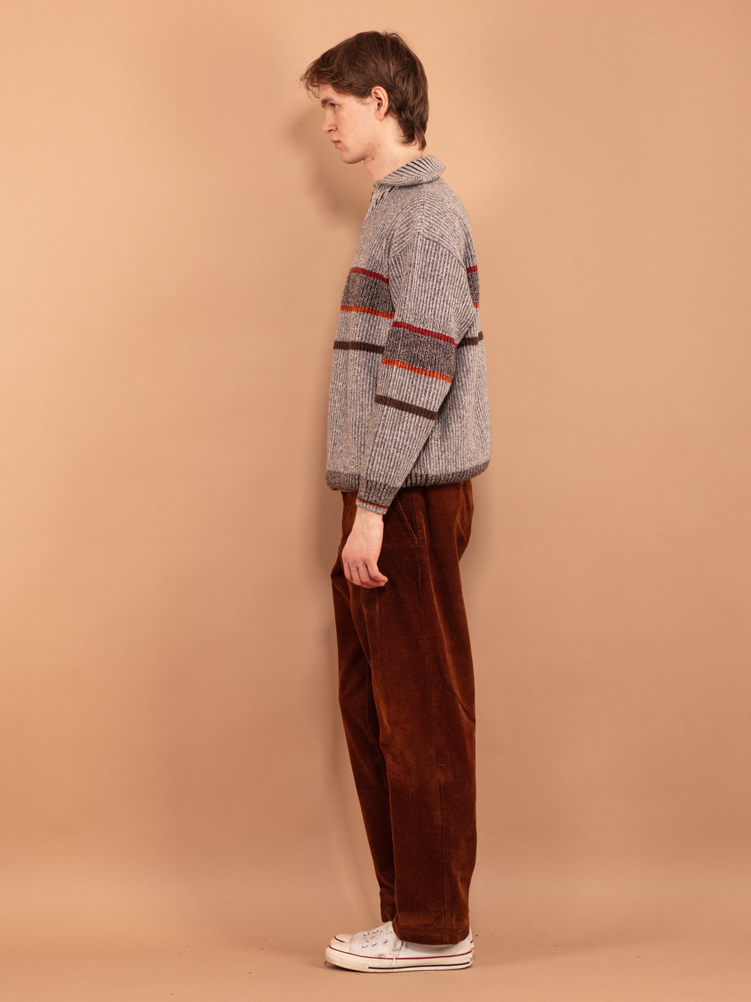 Vintage 90's Men Half-Zip Sweater - NorthernGrip