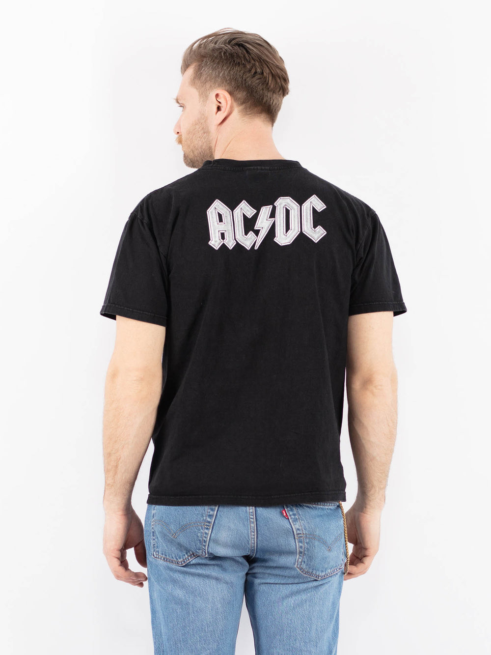 Vintage 90's Men T-Shirt in BlackZ1361