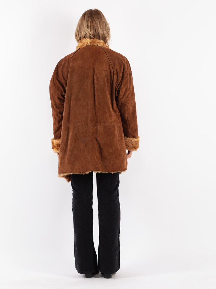 Vintage 90's Women Suede in Brown