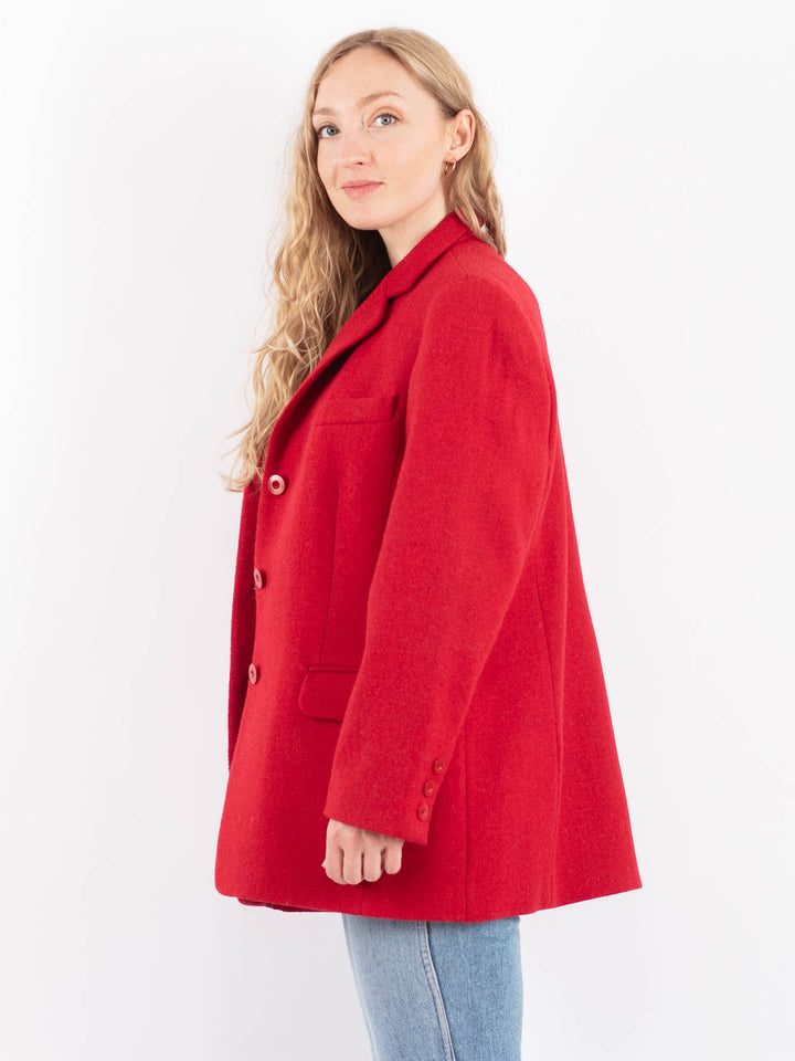 Vintage 90's Women Harris Tweed Jacket in RedZ9517