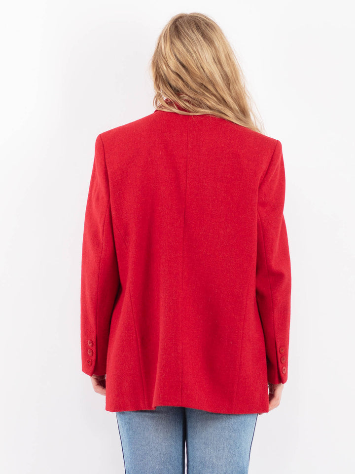 Vintage 90's Women Harris Tweed Jacket in RedZ9517