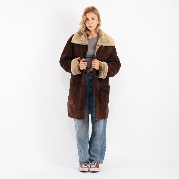 Vintage 90's Women Coat in Brown