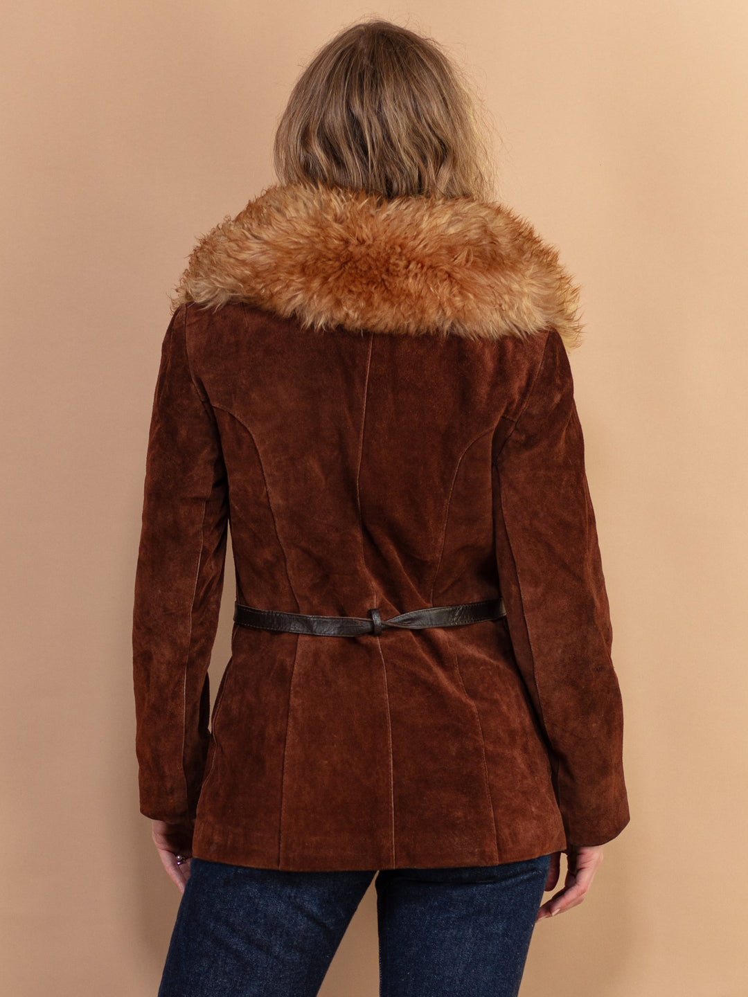 Vintage 70's Women Penny Lane Jacket in Brown - NorthernGrip
