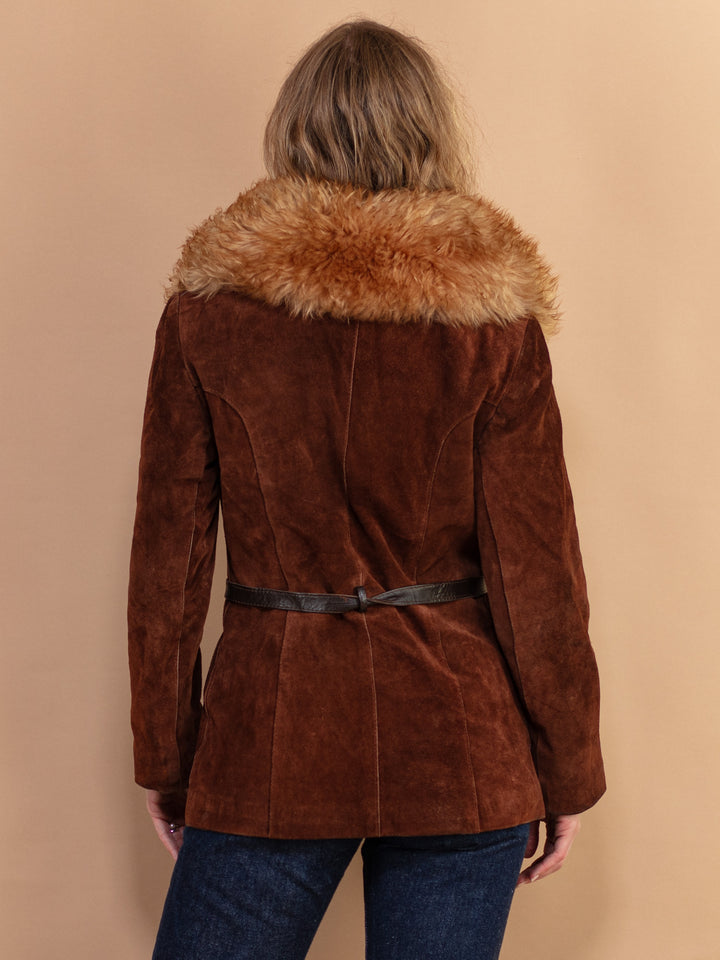 Vintage 70's Women Penny Lane Jacket in Brown - NorthernGrip