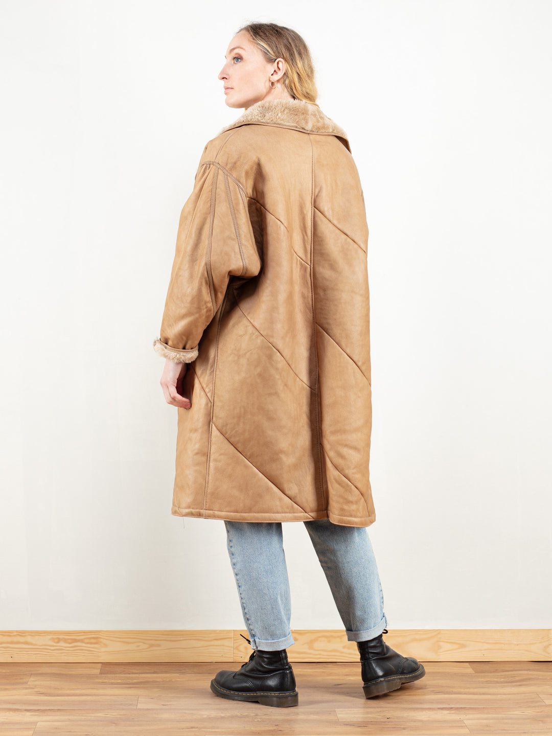 Vintage 70's Shearling Leather Coat - NorthernGrip