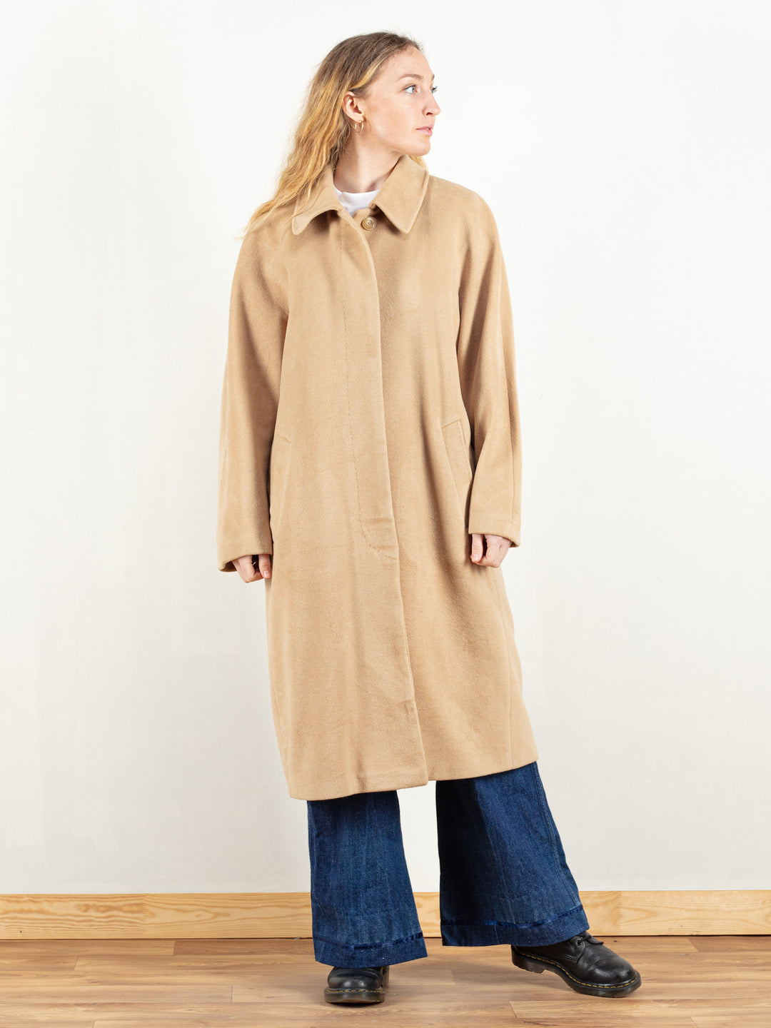 Vintage 80's Women Angora Wool Coat - NorthernGrip