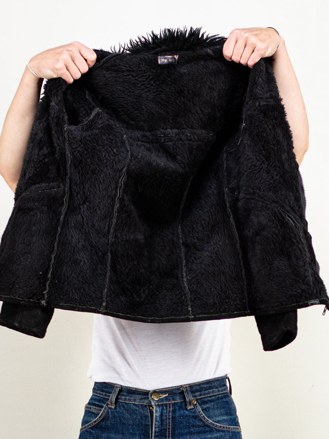 Vintage 70's Women Penny Lane Jacket in Black - NorthernGrip