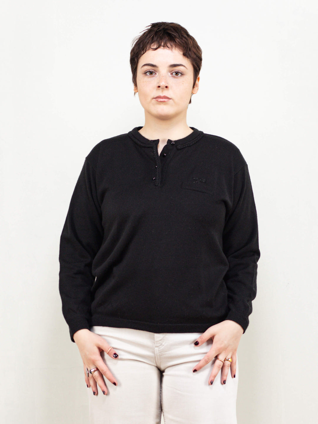 Vintage 70's Women Wool Blend Sweater - NorthernGrip