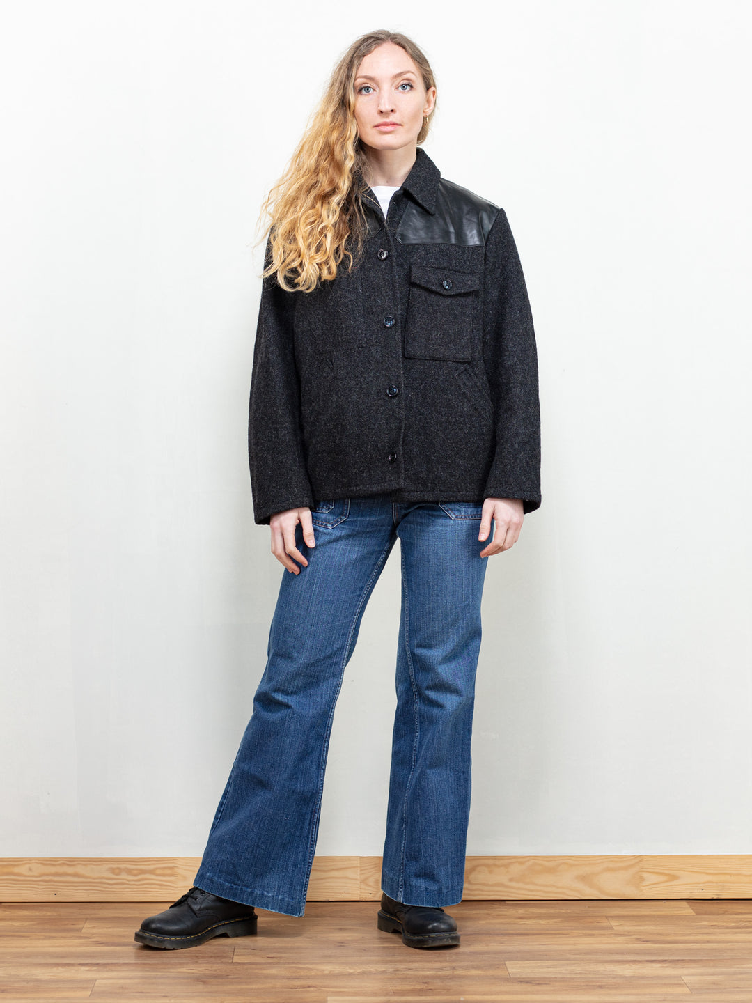Vintage 70's Women Wool Blend Jacket - NorthernGrip