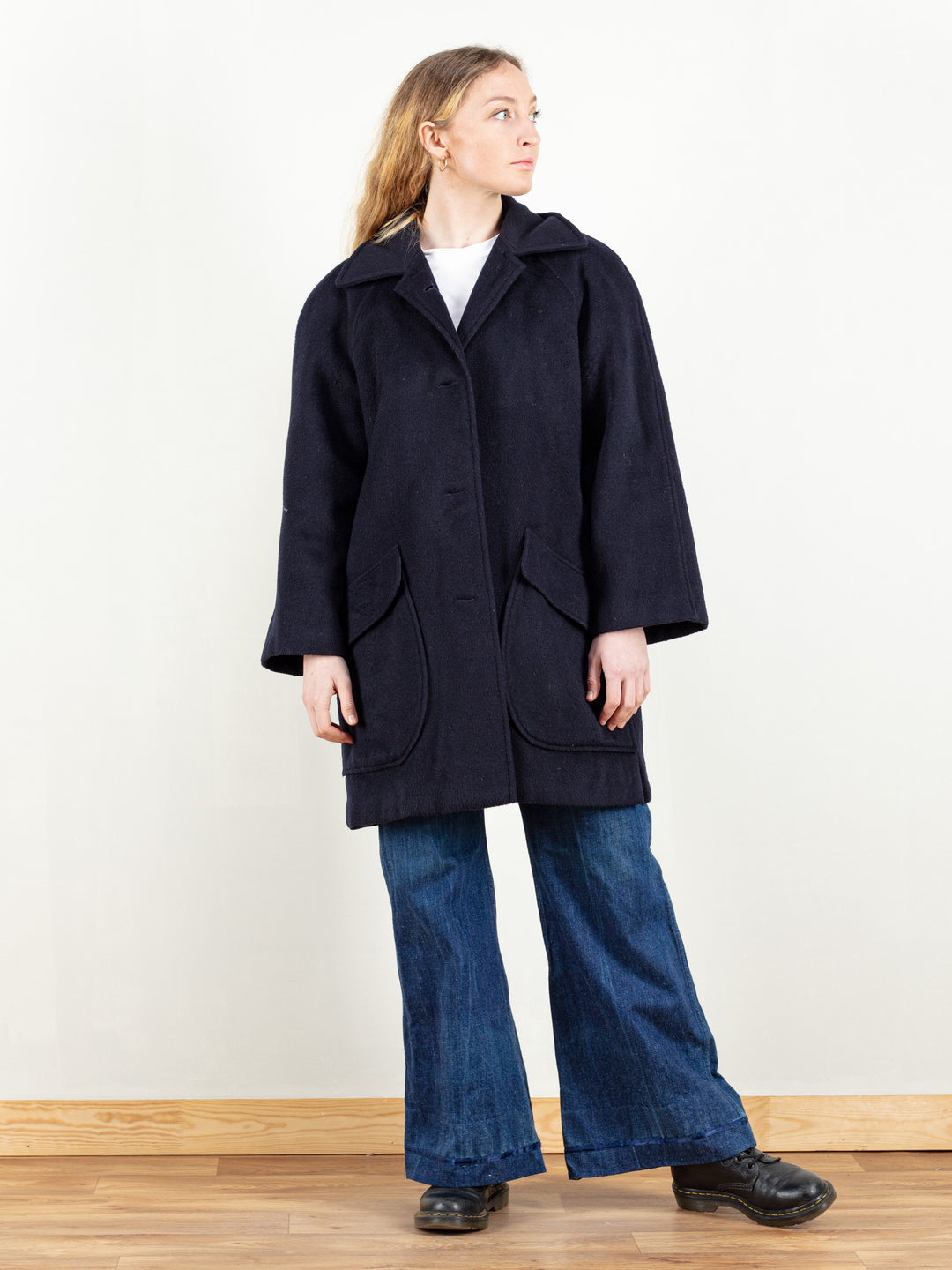 Vintage 80's Women Wool Blend Coat - NorthernGrip