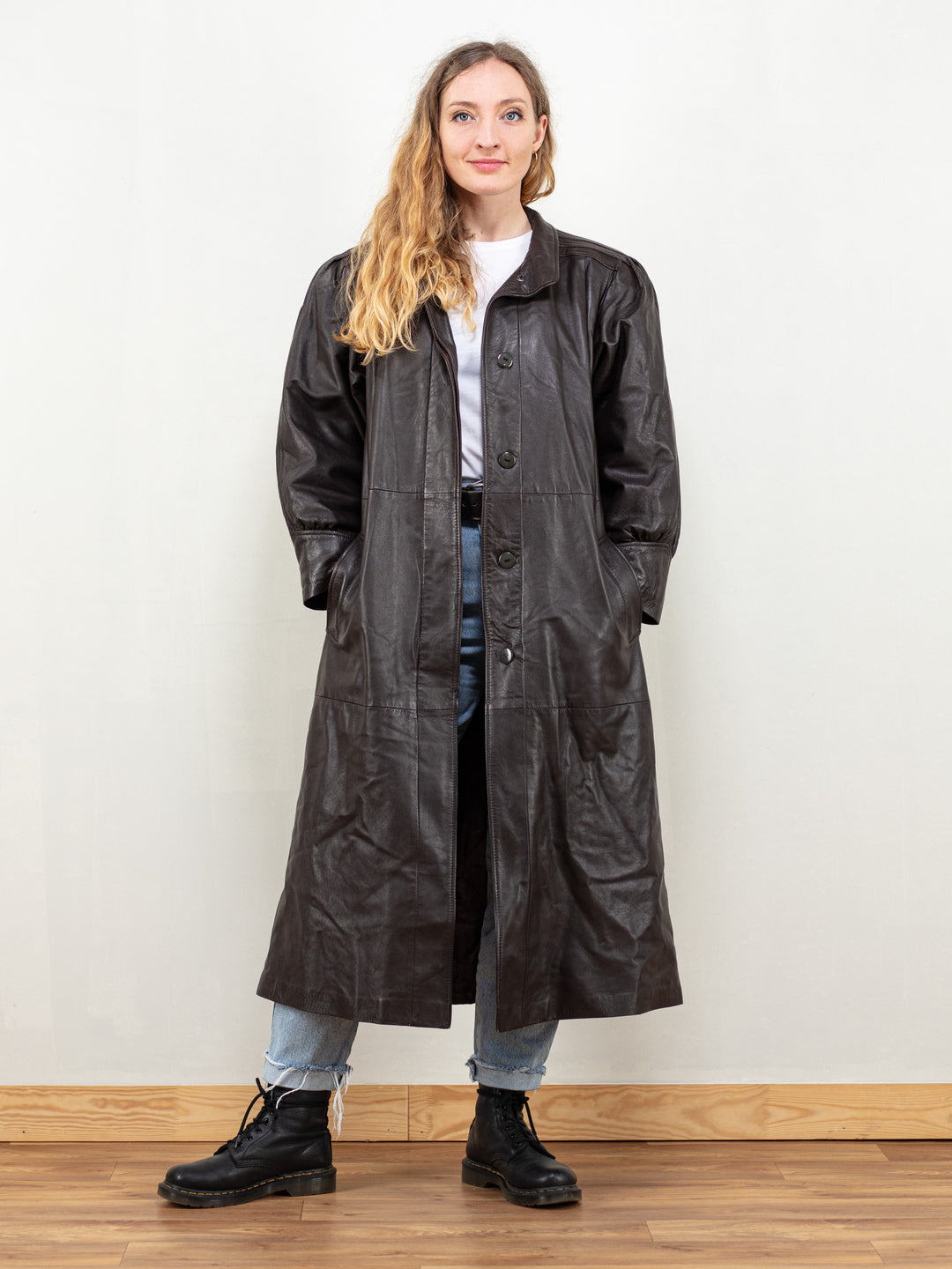 Vintage 80's Women Leather Coat - NorthernGrip